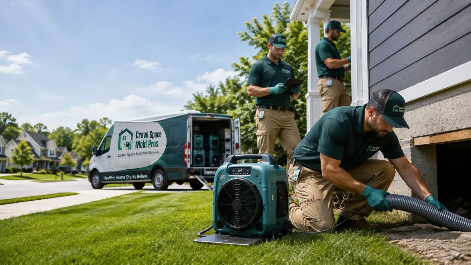 Crawl Space Mold Removal in Lamoni, IA